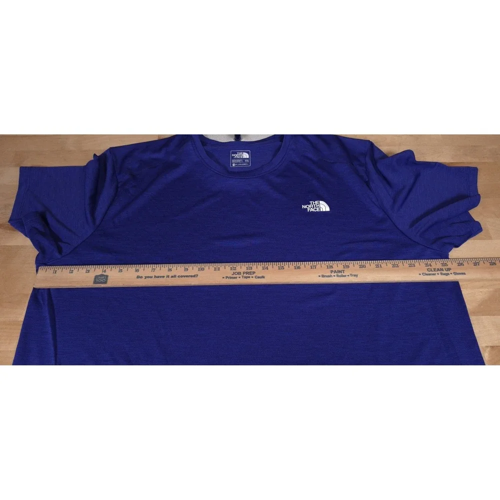 The North Face Mens Short Sleeve Flash Dry TShirt Crew Neck Optic Blue 2XL